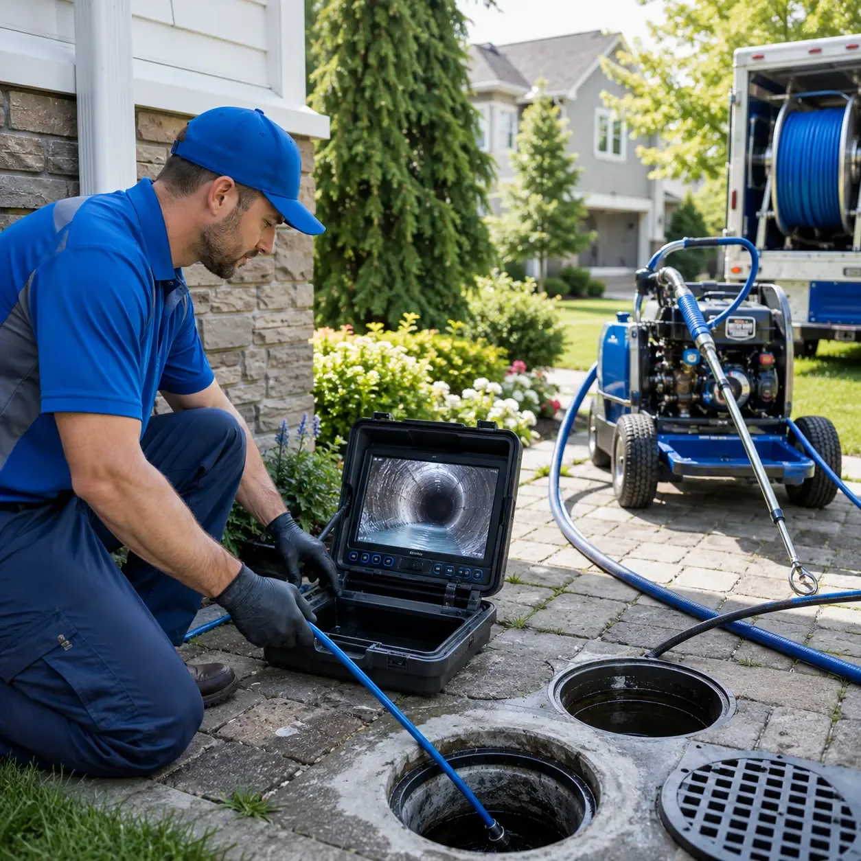 Outdoor drain cleaning professionals serving Malta, OH