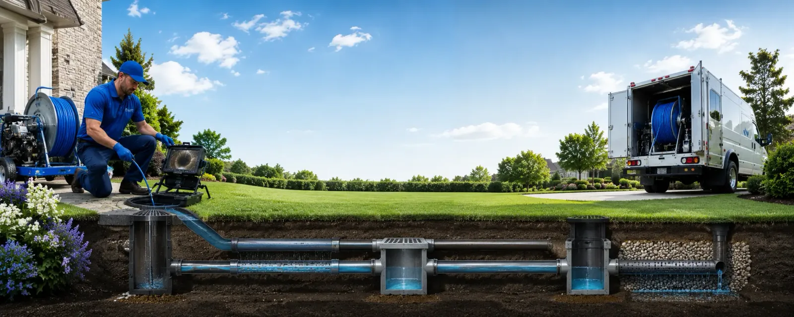 Outdoor drain cleaning information for Malta, OH
